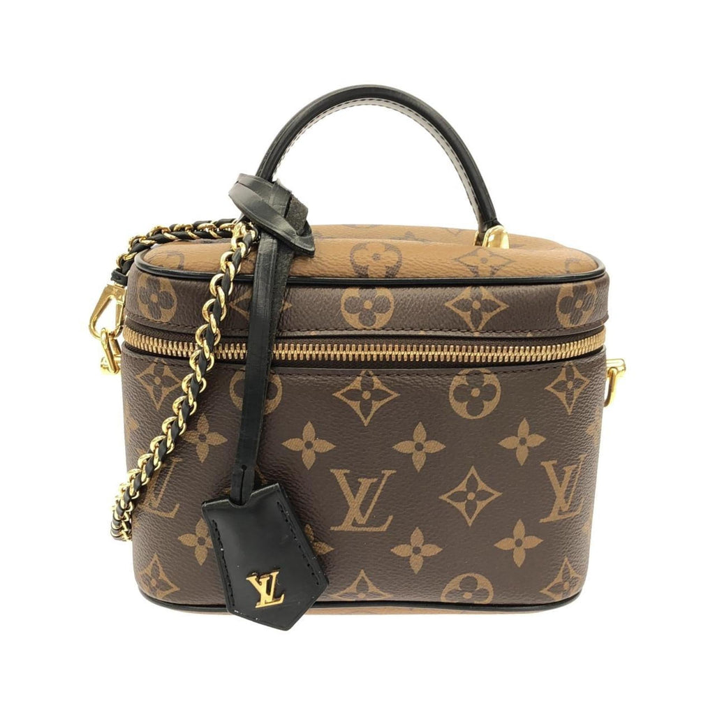 Louis Vuitton Monogram Marron Coated Canvas Handbag Vanity Bag
