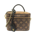 Louis Vuitton Monogram Marron Coated Canvas Handbag Vanity Bag