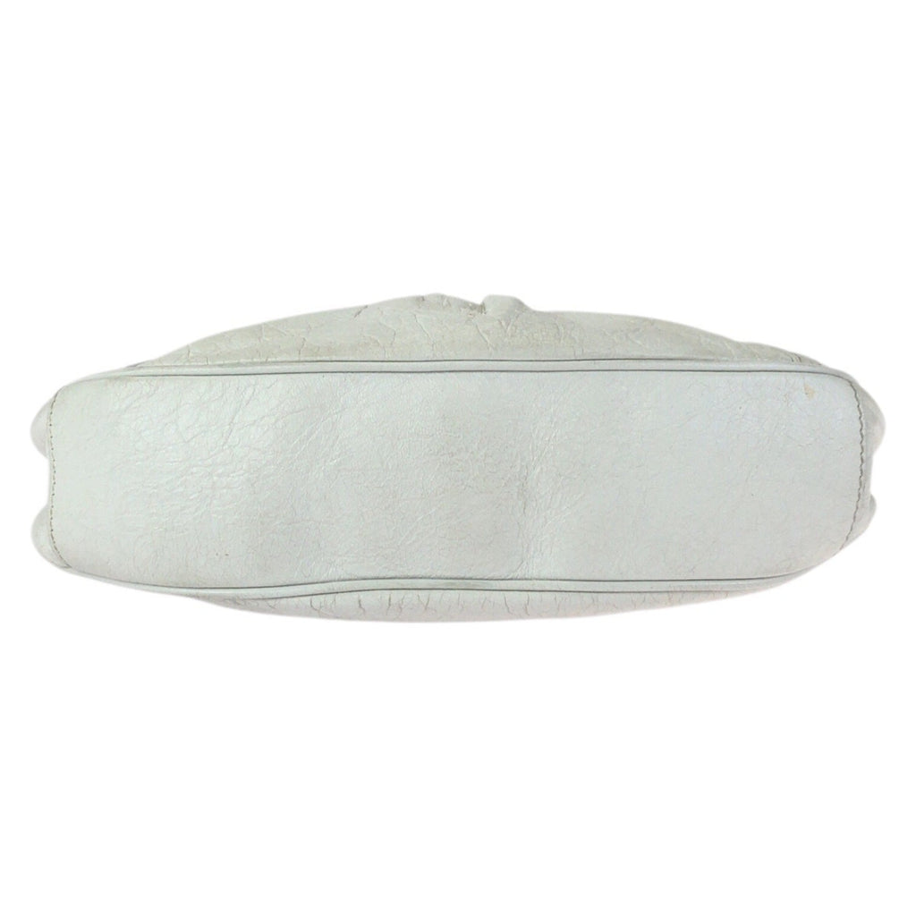 Balenciaga White Leather Pochette Shoulder