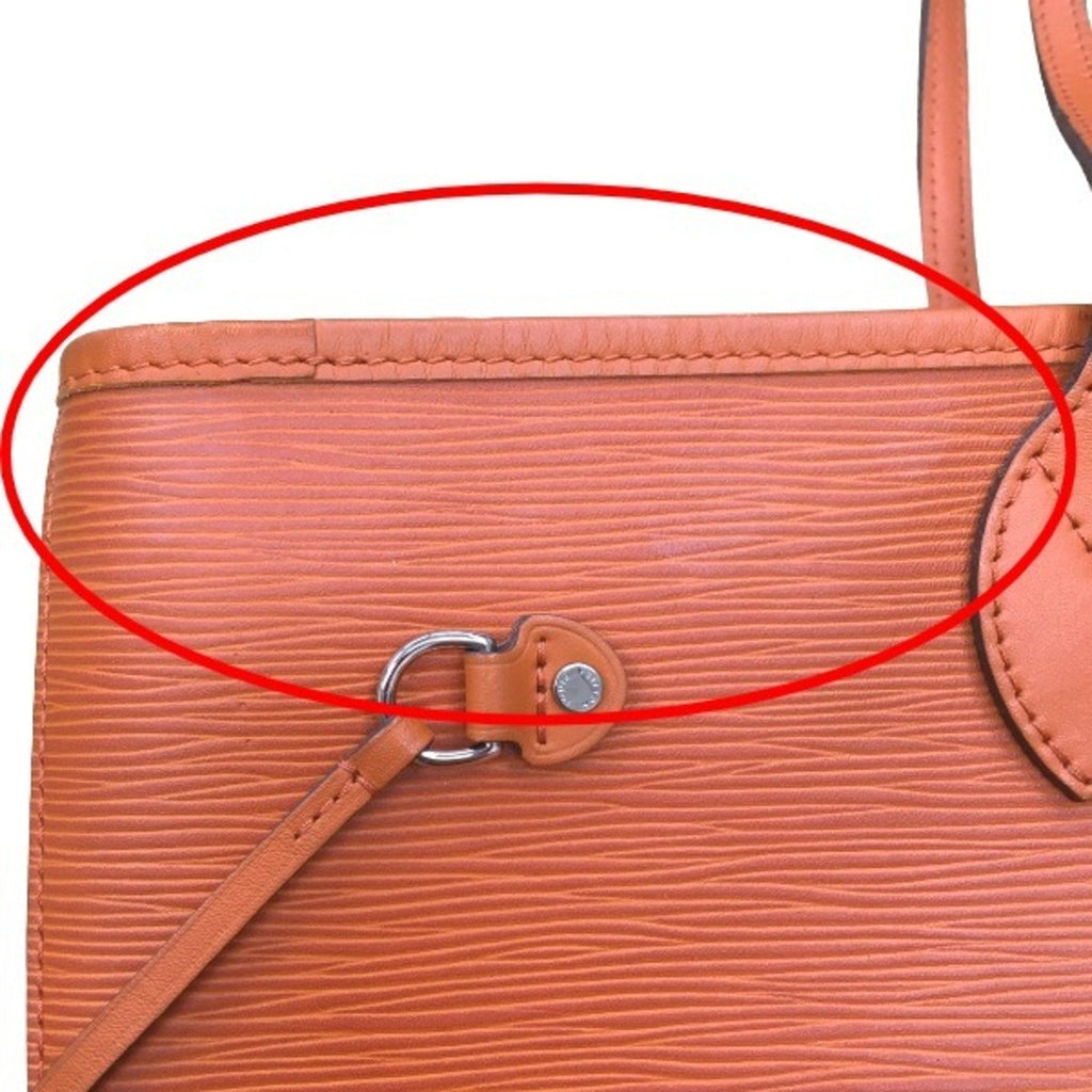 Louis Vuitton Orange Epi Leather Tote Bag