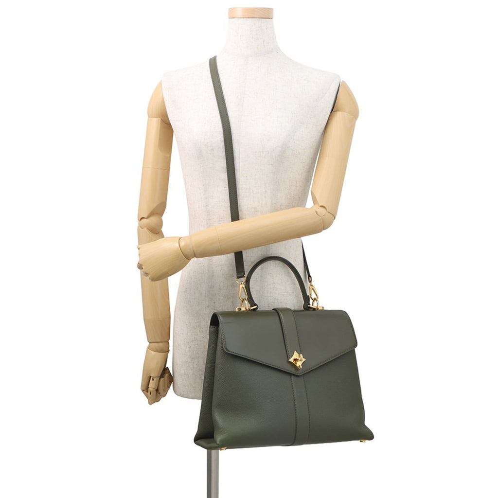 Louis Vuitton Khaki Rose Exotic Leather Handbag Shoulder Bag