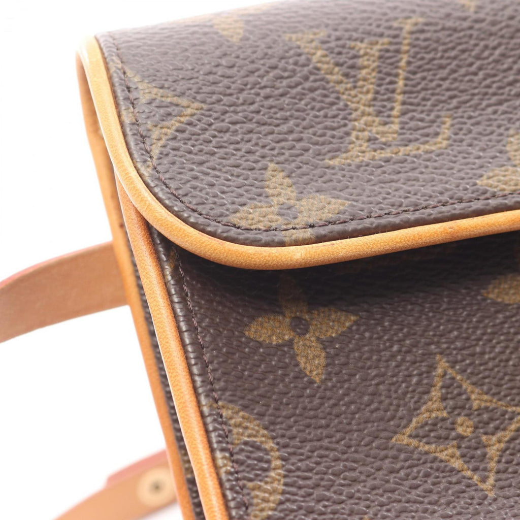 Louis Vuitton Brown Coated Canvas Pvc Monogram Leather Fanny Pack Pochette