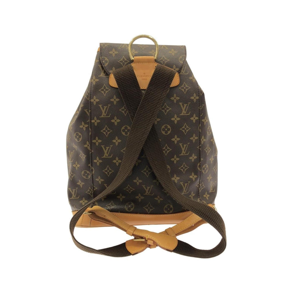Louis Vuitton Marron Coated Canvas Backpack