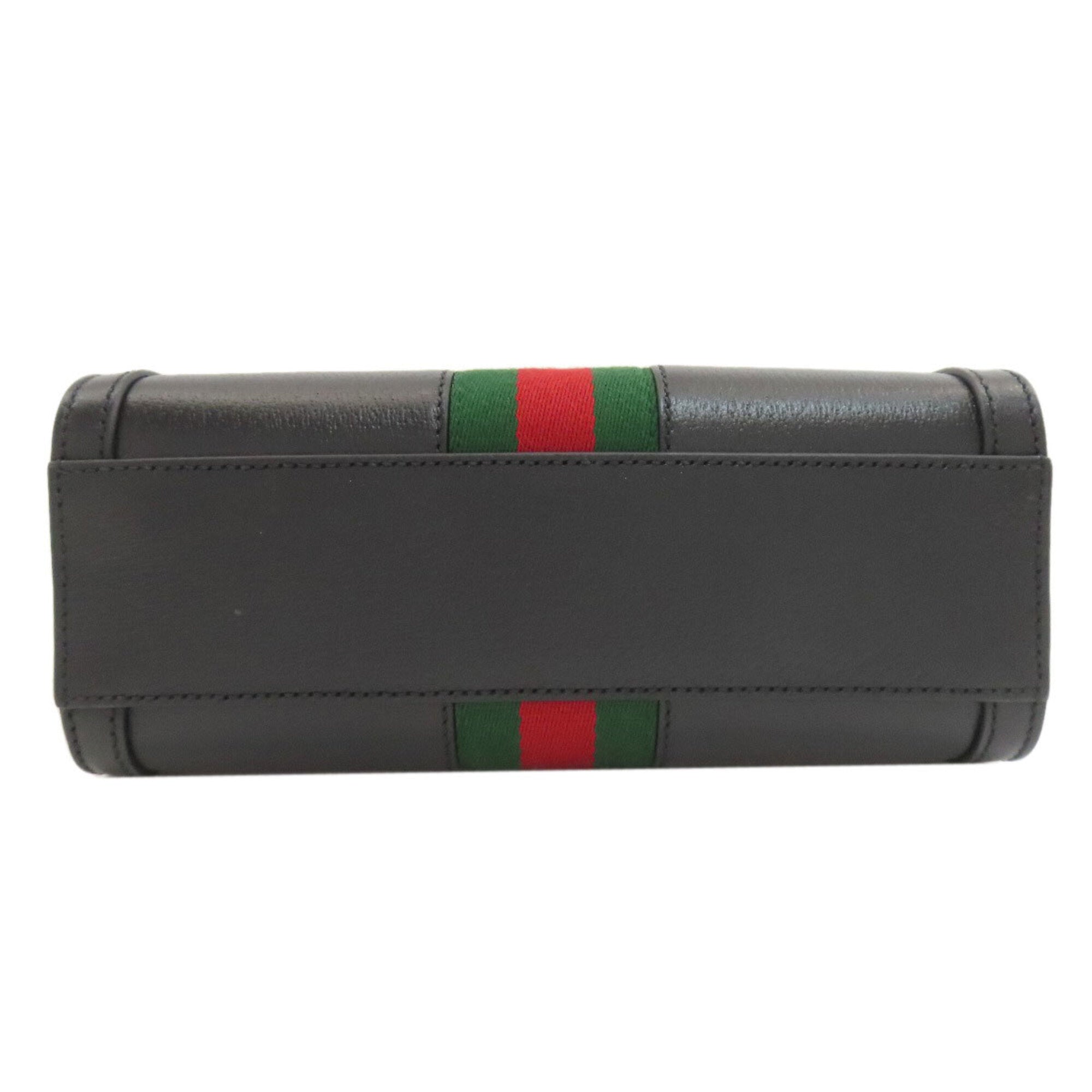 Gucci Black Leather Handbag (Pre-Owned)