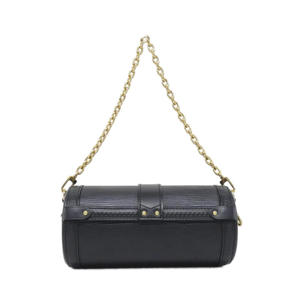 Louis Vuitton Black Leather Shoulder Bag
