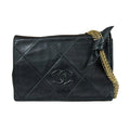 Chanel Black Leather Shoulder Bag