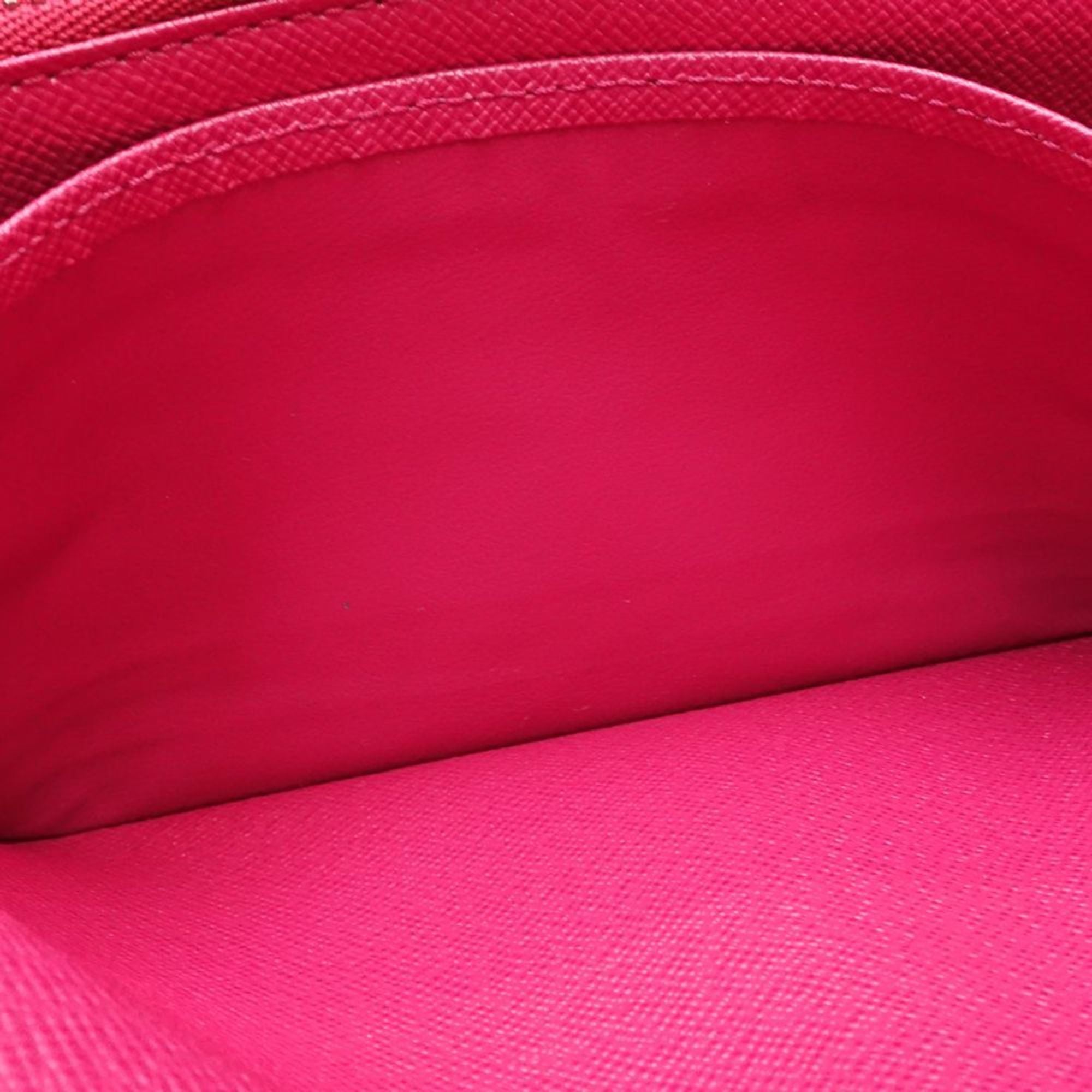 Louis Vuitton Hot Pink Leather Long Wallet