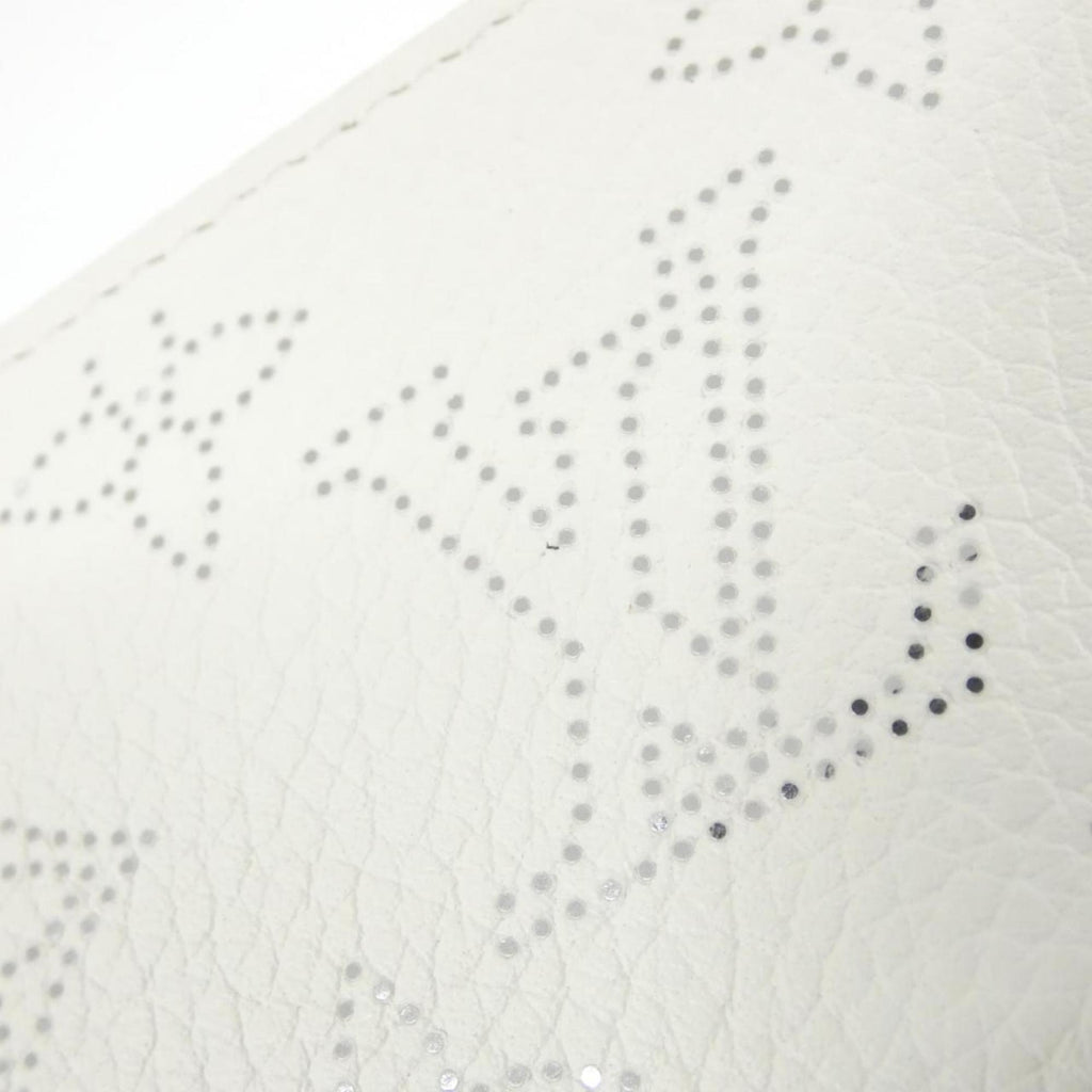 Louis Vuitton Mahina White Leather Long Wallet