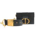 Christian Dior Black Leather Shoulder Bag (Pre-Owned)