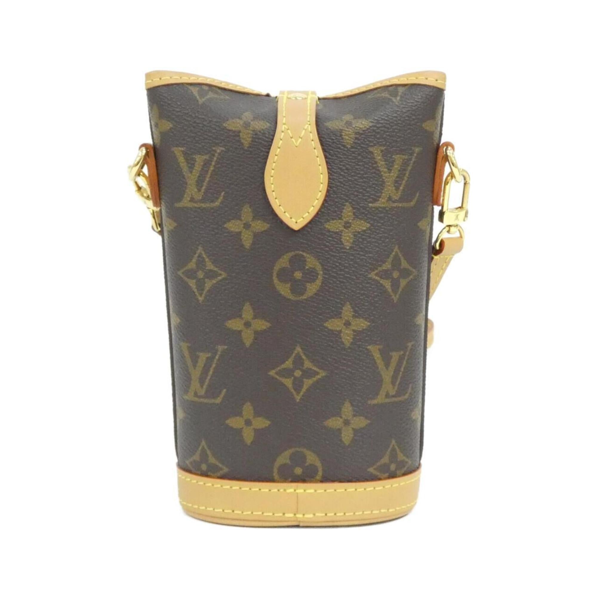 Louis Vuitton Brown Coated Canvas Handbag