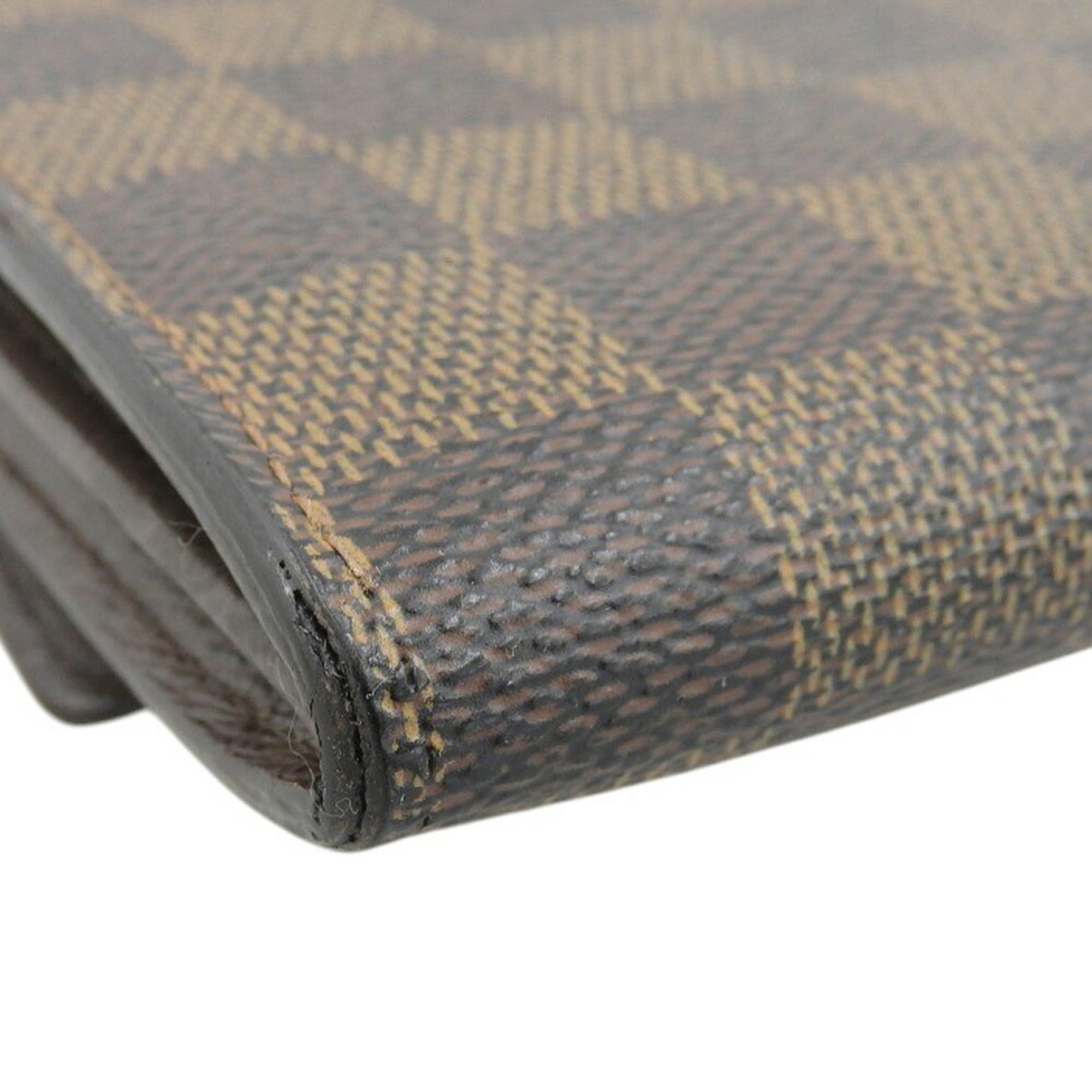 Louis Vuitton Ebene Pvc Long Wallet