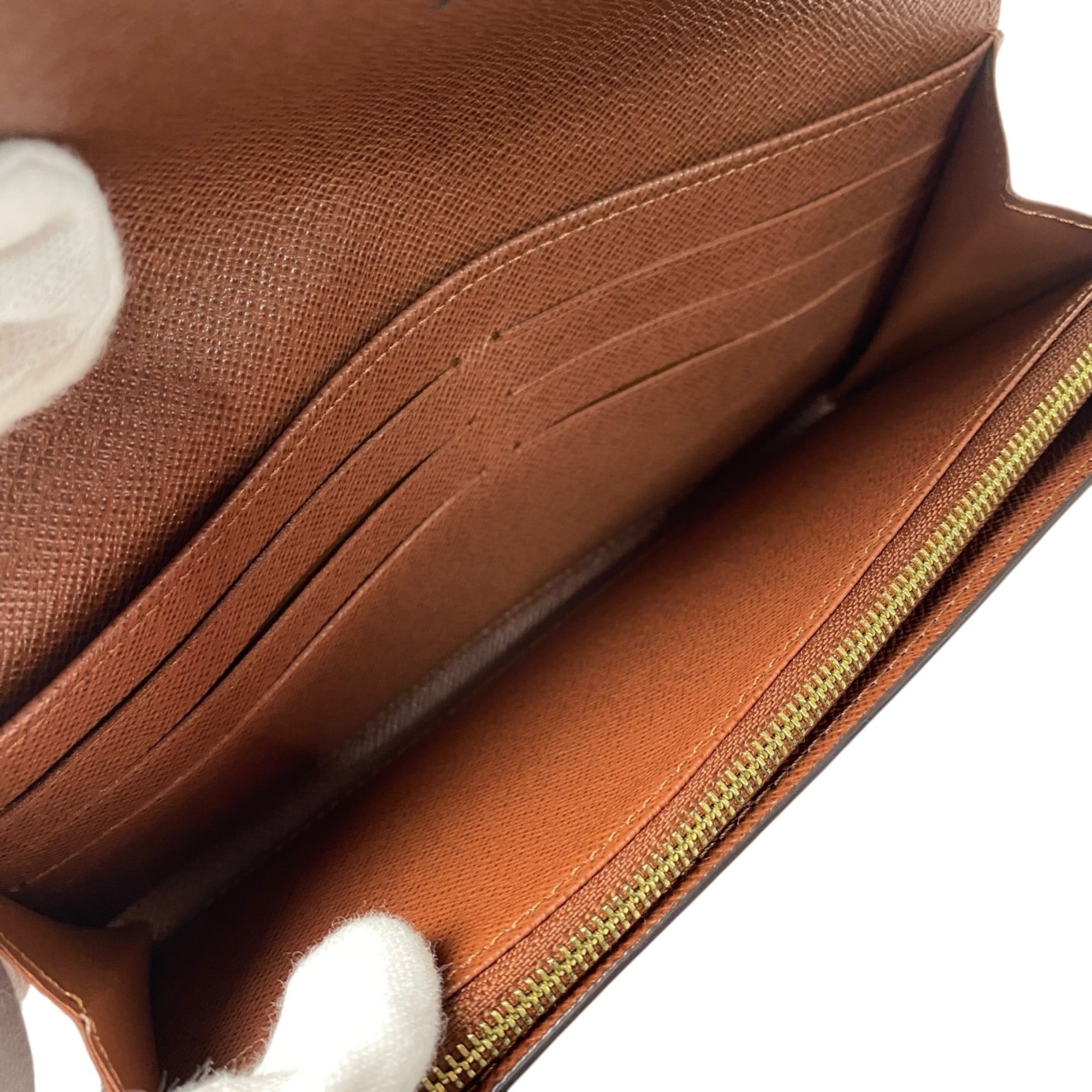 Louis Vuitton Monogram Brown Pvc Long Wallet