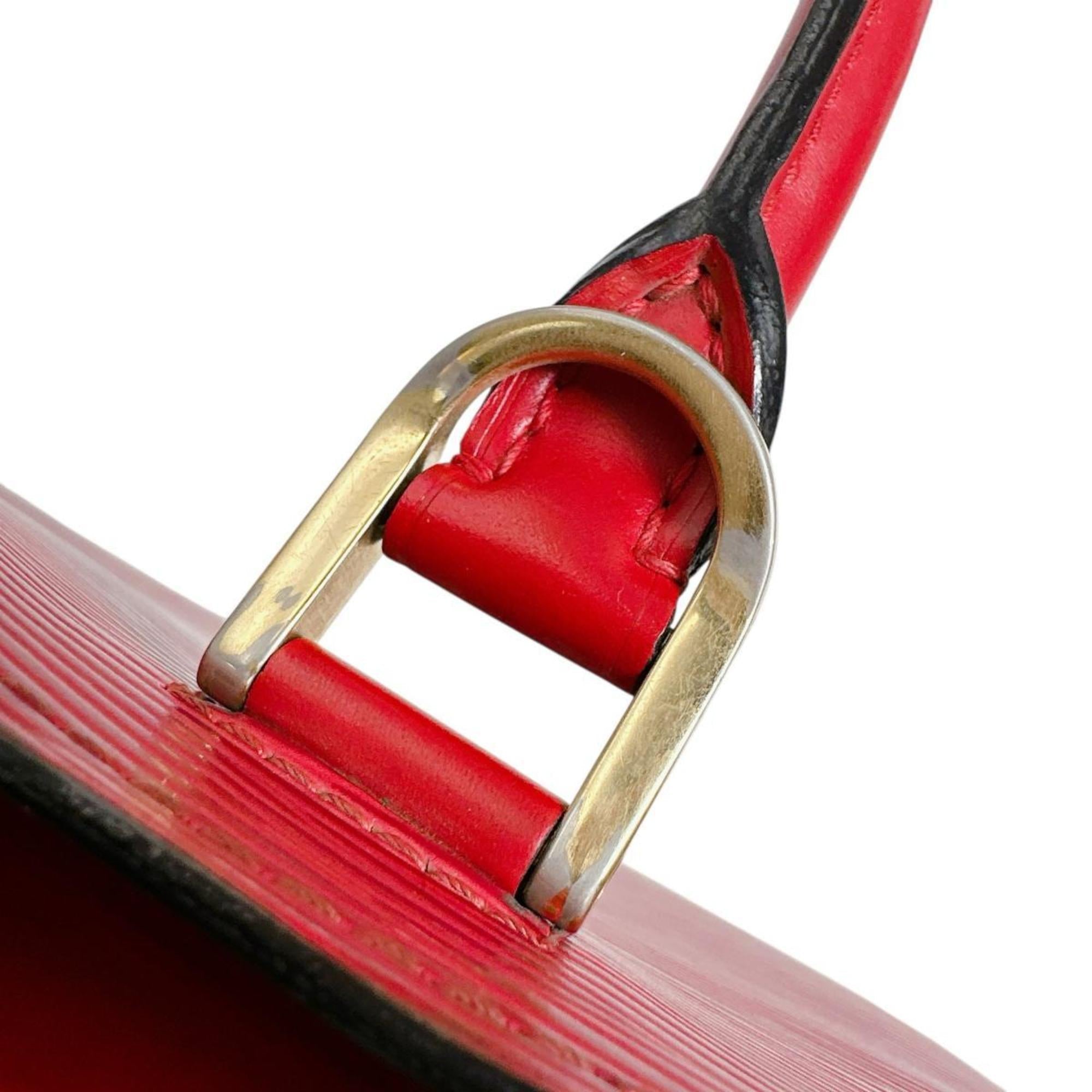 Louis Vuitton Red Color Epi Leather Handbag