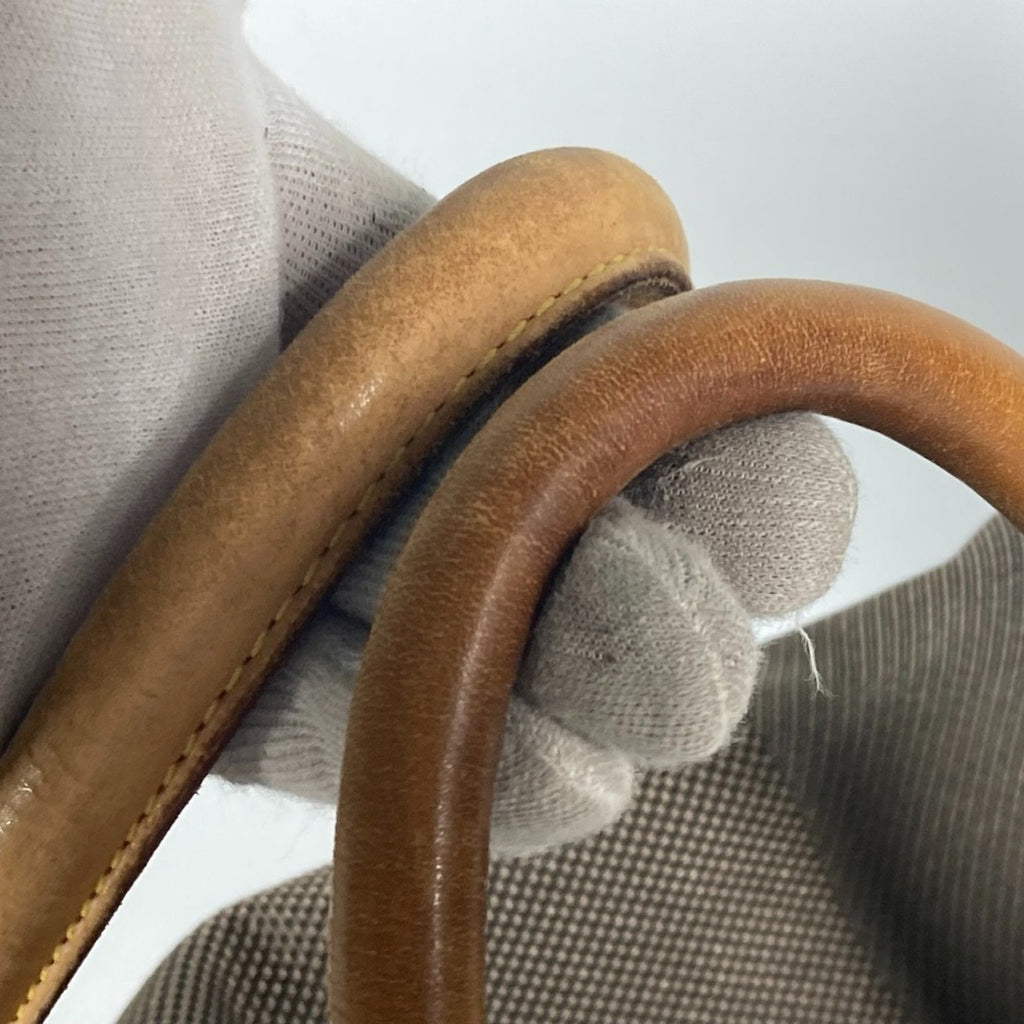 Louis Vuitton Khaki Canvas Boston Bag