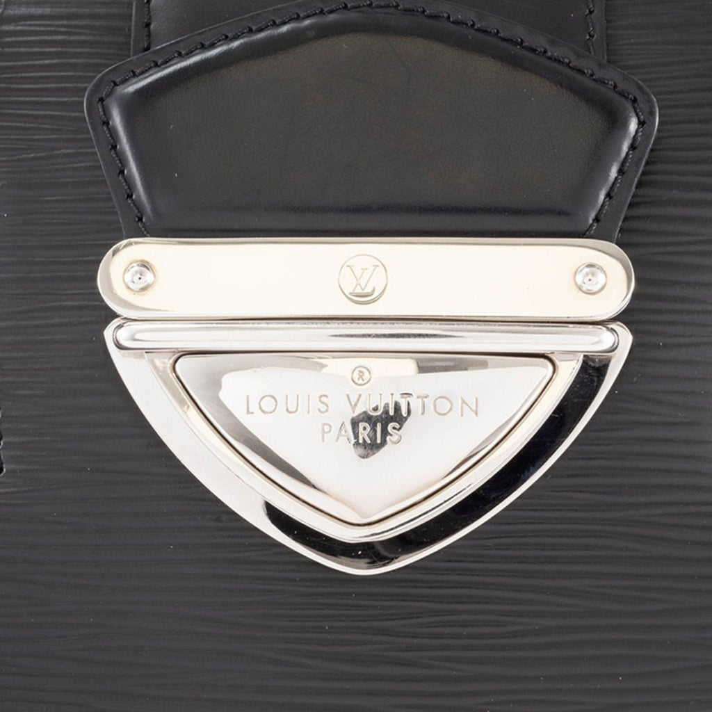 Louis Vuitton Noir Epi Leather Handbag