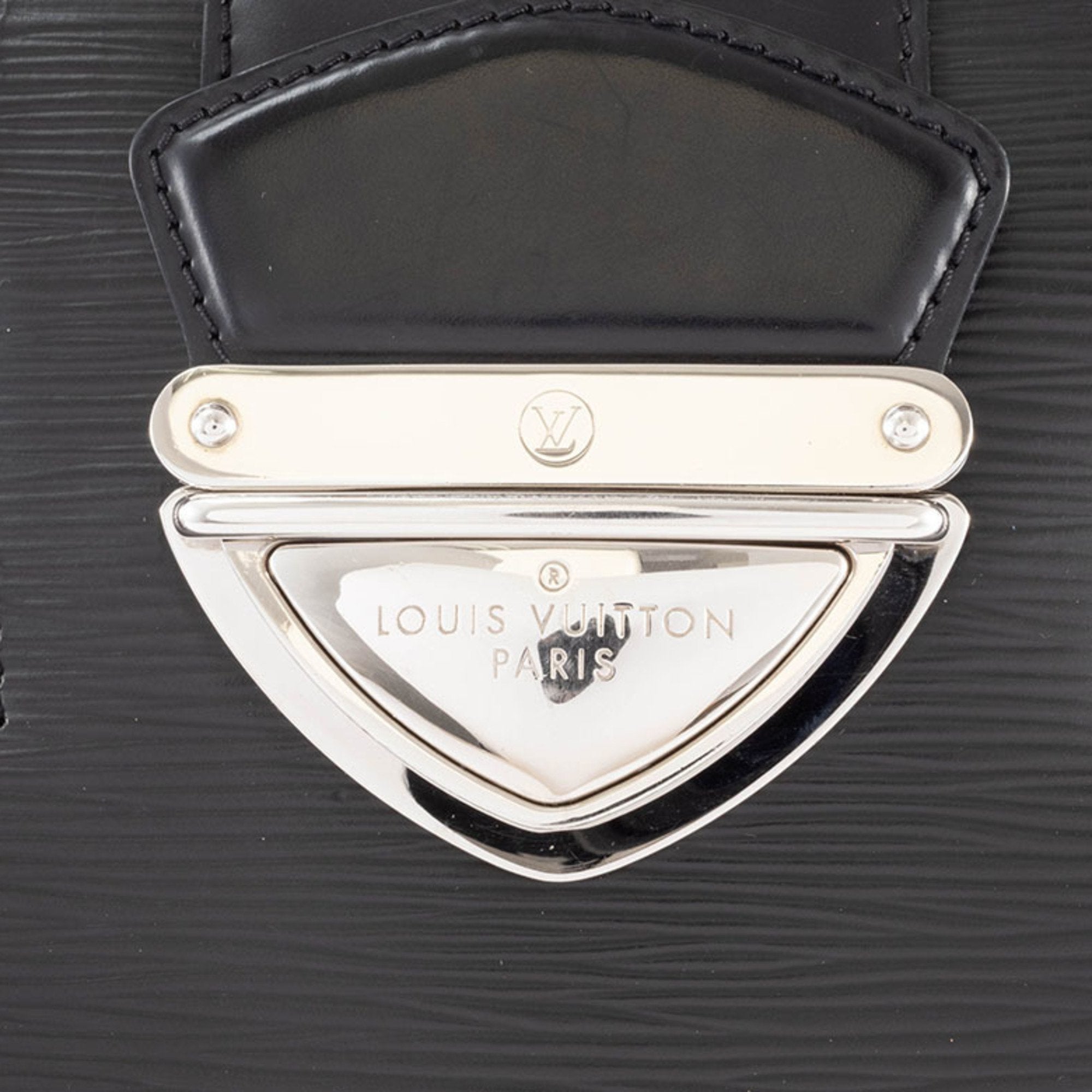 Louis Vuitton Noir Epi Leather Handbag