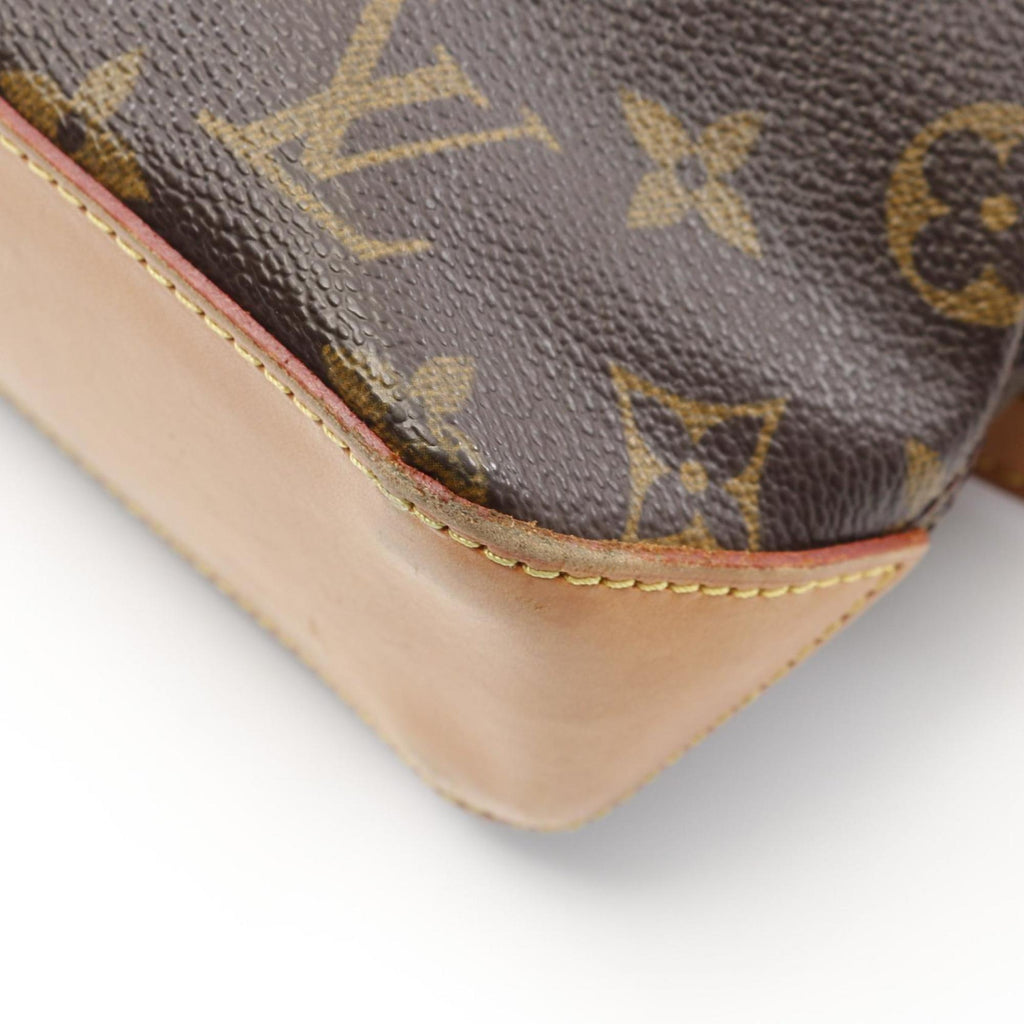 Louis Vuitton Brown Coated Canvas Pvc Leather Shoulder Bag