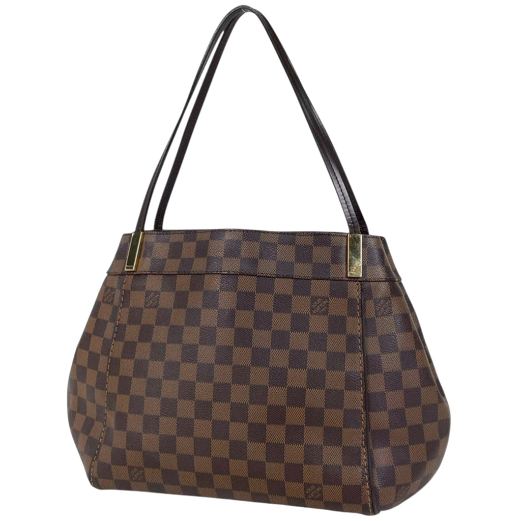Louis Vuitton Brown Damier Canvas Shoulder Bag Tote Bag