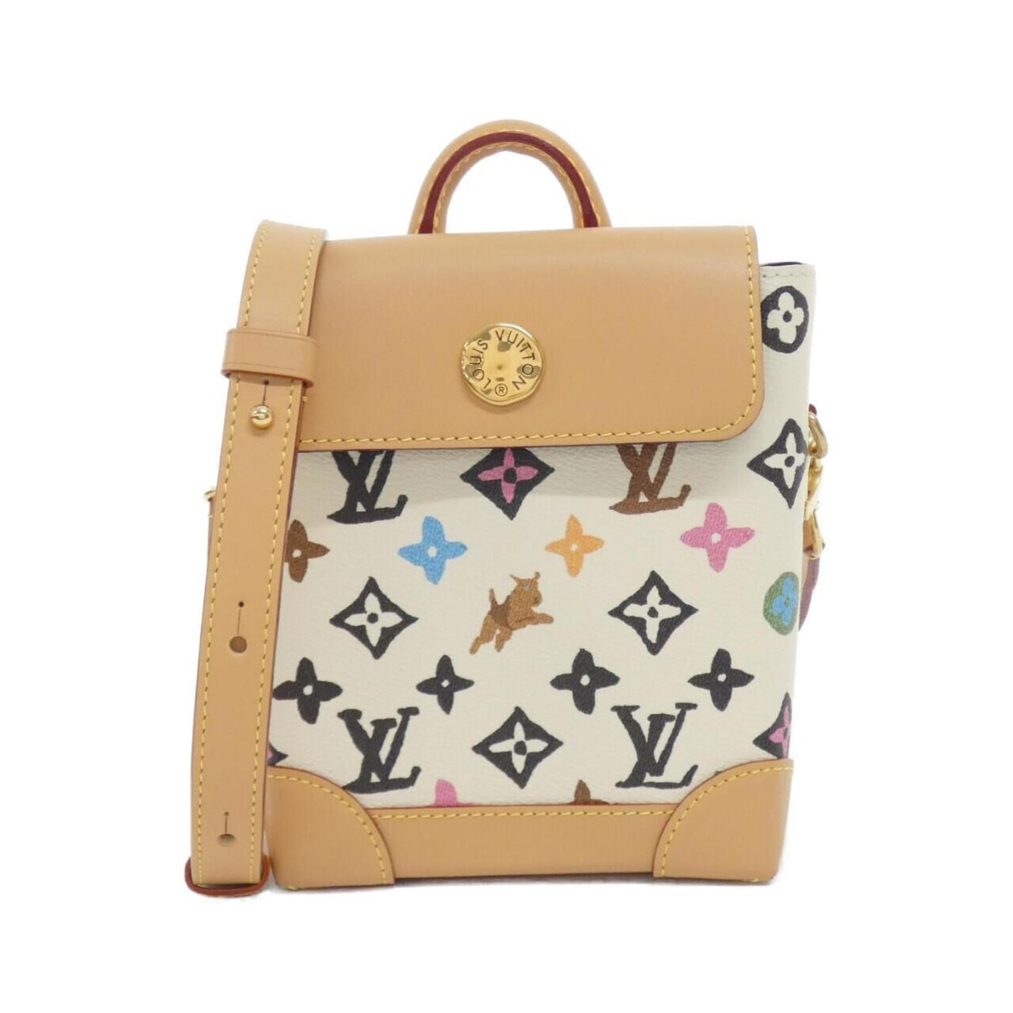 Louis Vuitton Gold Coated Canvas Shoulder Bag