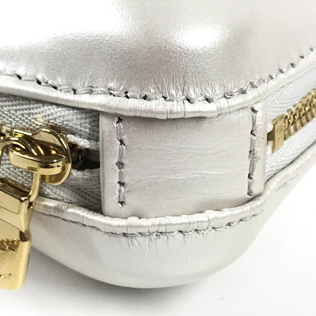 Louis Vuitton White Leather Coin Purse/Coin Case