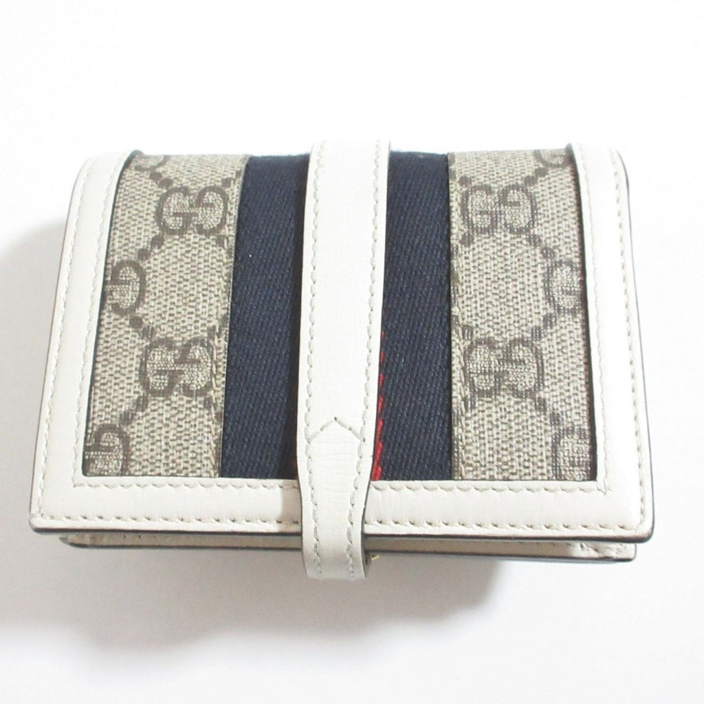 Gucci Grayish White Wallet (Bi-Fold) (Pre-Owned)