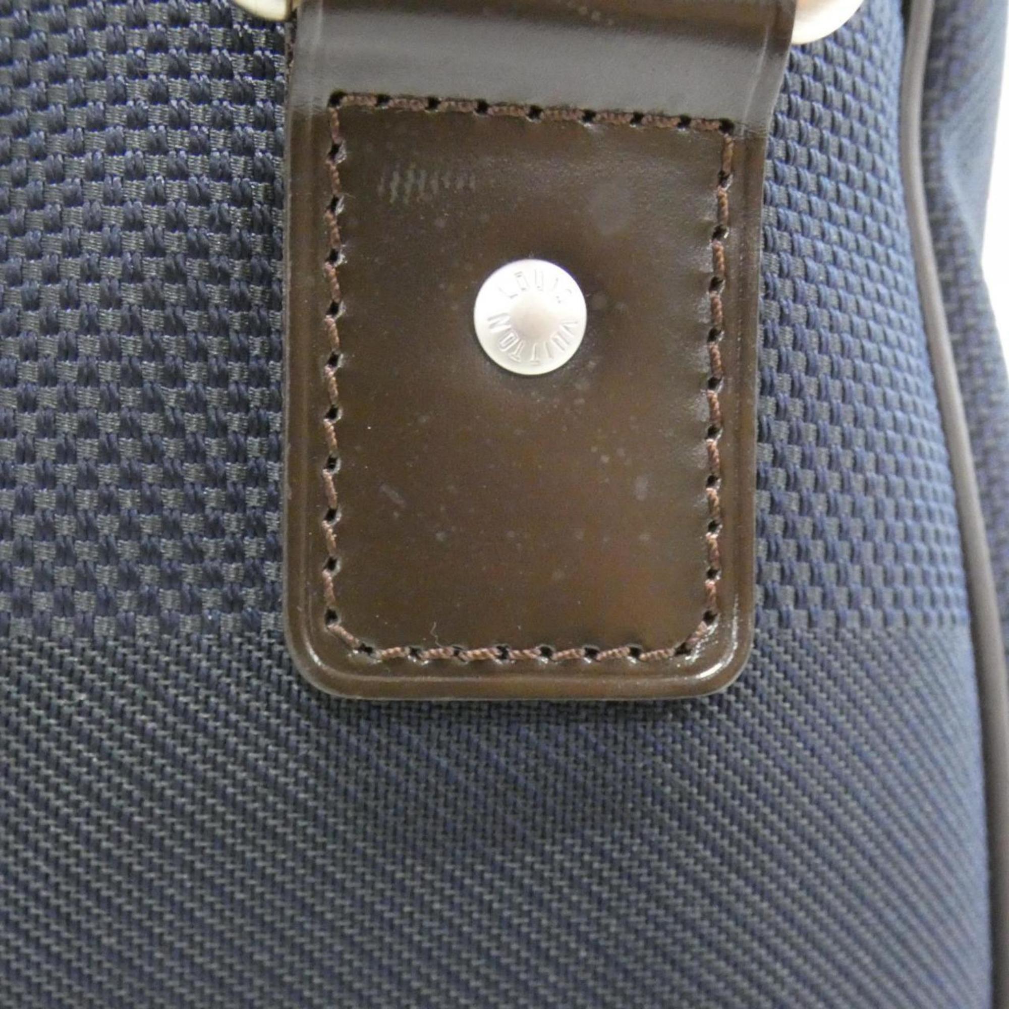 Louis Vuitton Blue Silver Canvas Shoulder Bag