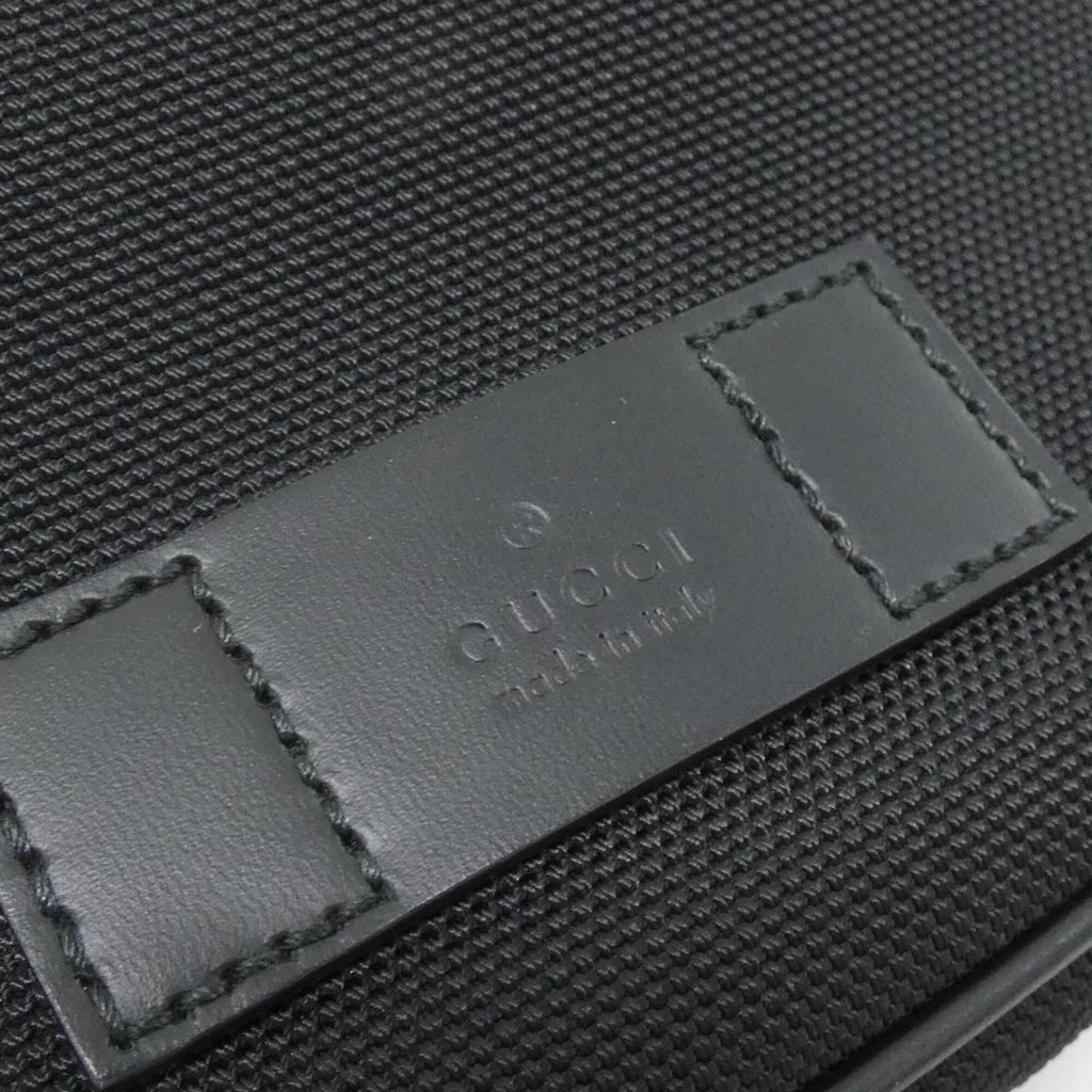 Gucci Black Canvas Shoulder Bag (Pre-Owned)