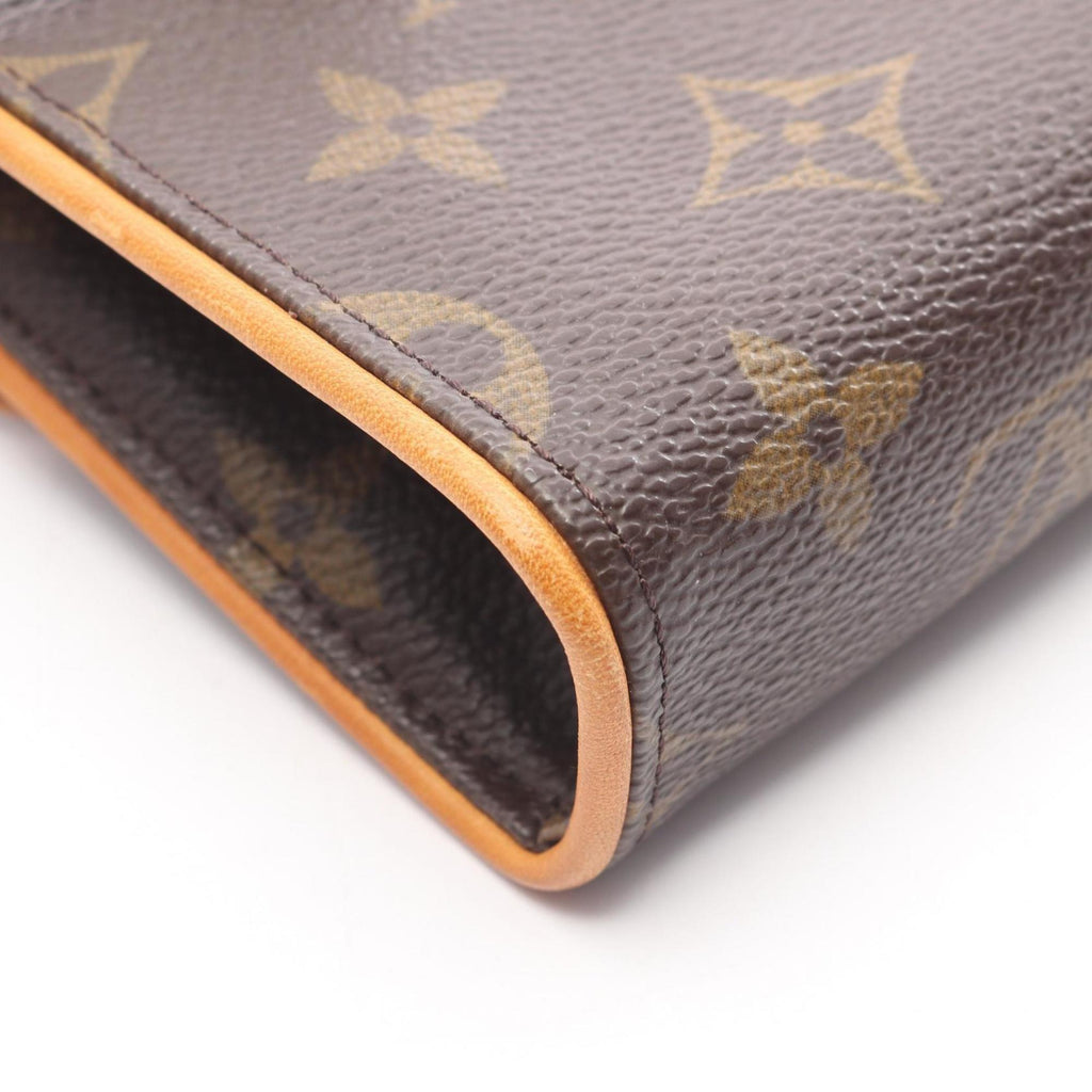Louis Vuitton Brown Coated Canvas Pvc Monogram Leather Fanny Pack Pochette