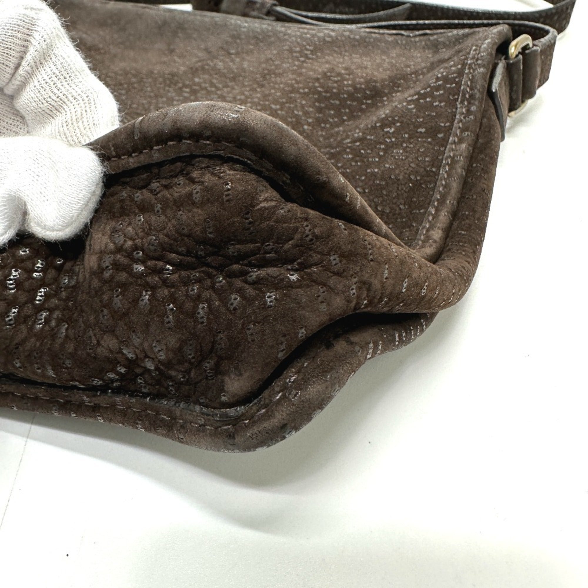 Prada Brown Leather Shoulder Bag