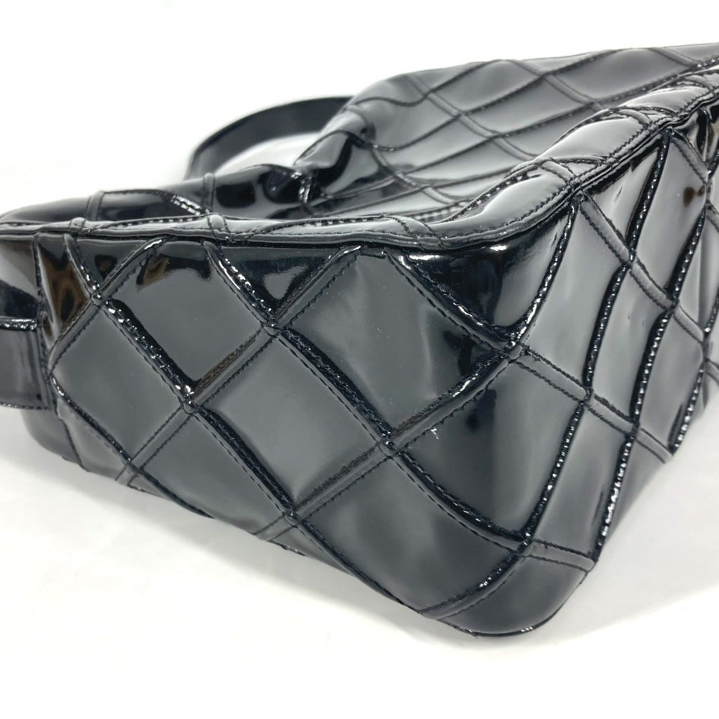 Chanel Black Patent Leather Handbag Shoulder Bag