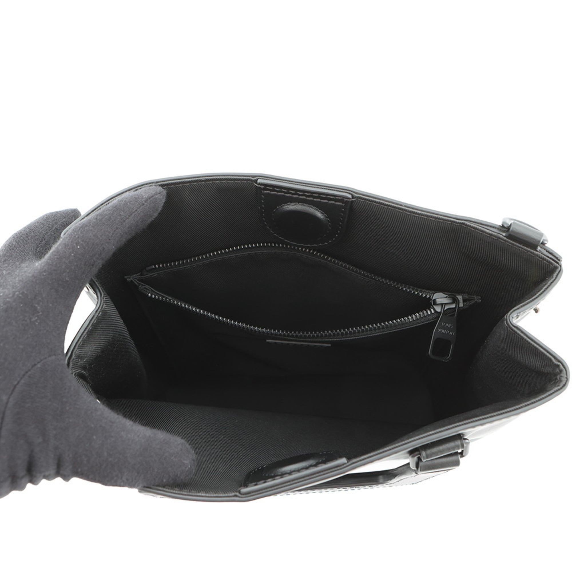 Louis Vuitton Black Noir Epi Leather Handbag