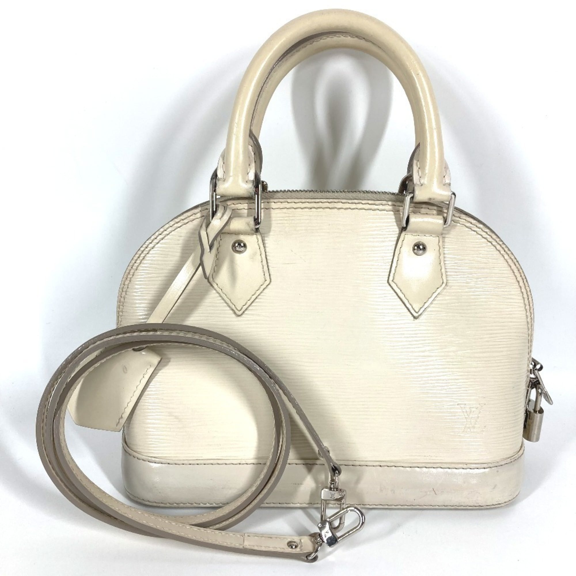 Louis Vuitton Lv Off White White Epi Leather Handbag Shoulder Bag