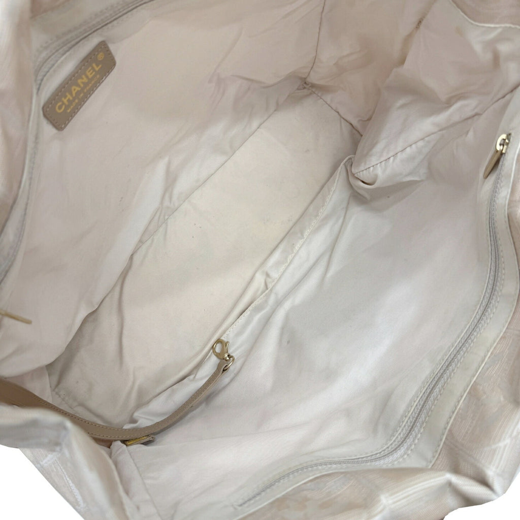 Chanel Beige New Travel Line Tote Bag