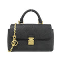 Louis Vuitton Black Leather Handbag