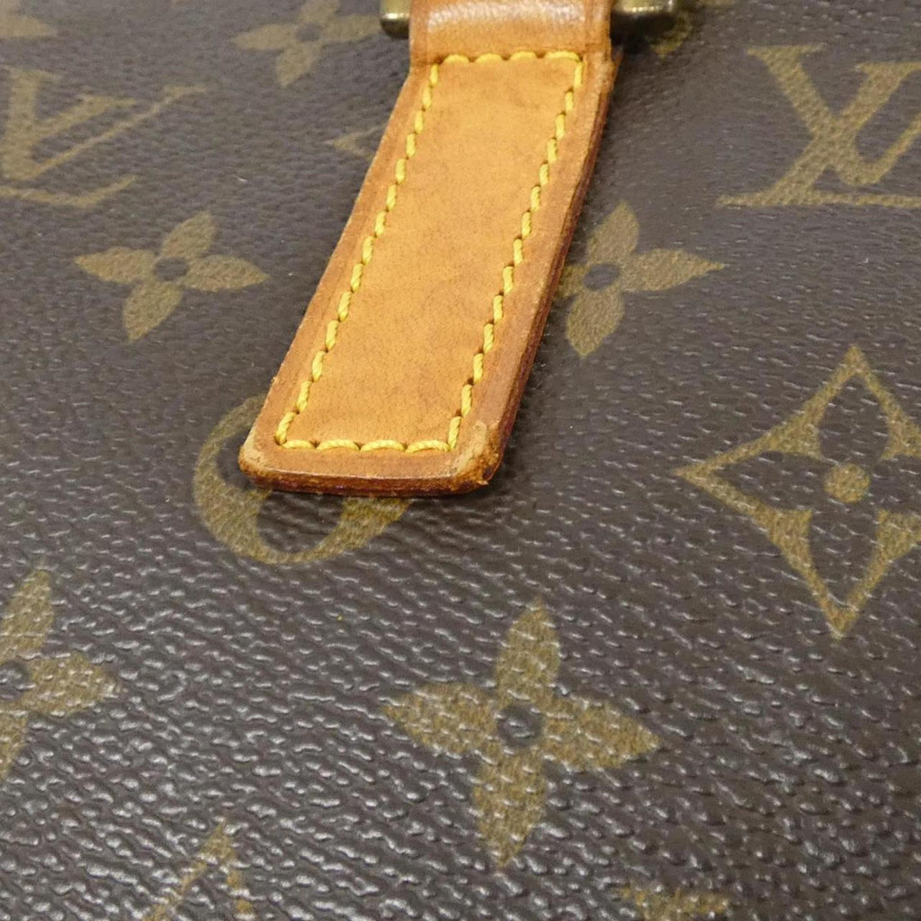 Louis Vuitton Marron Coated Canvas Handbag