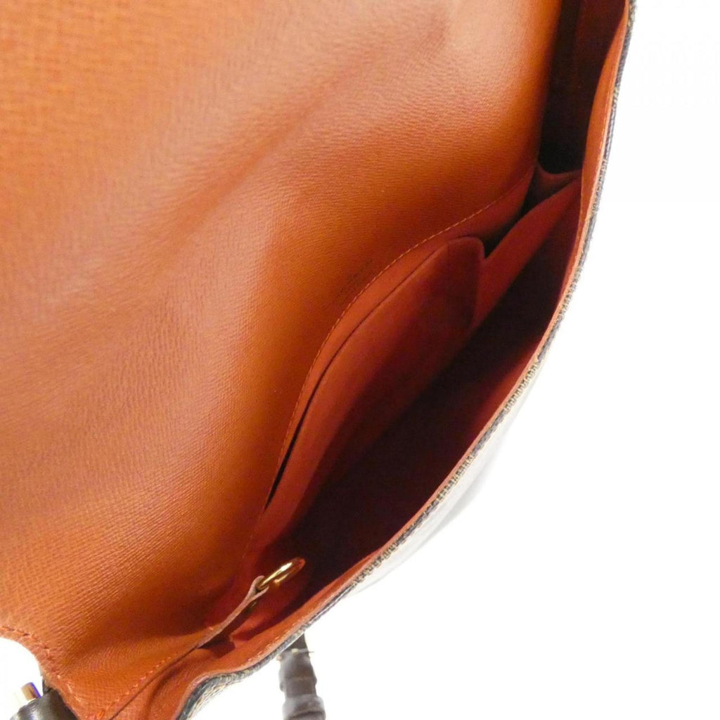 Louis Vuitton Brown Coated Canvas Shoulder Bag