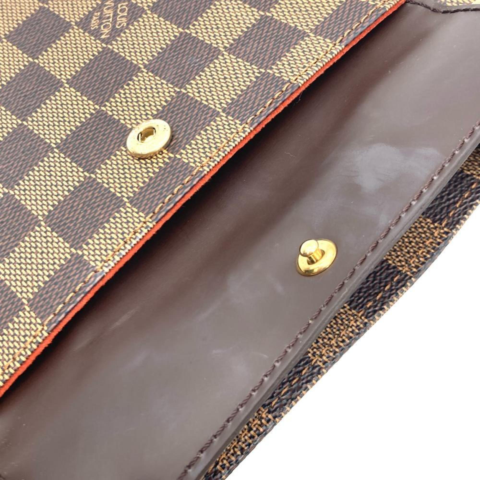 Louis Vuitton Brown Damier Canvas Ebene Damier Canvas Shoulder Bag