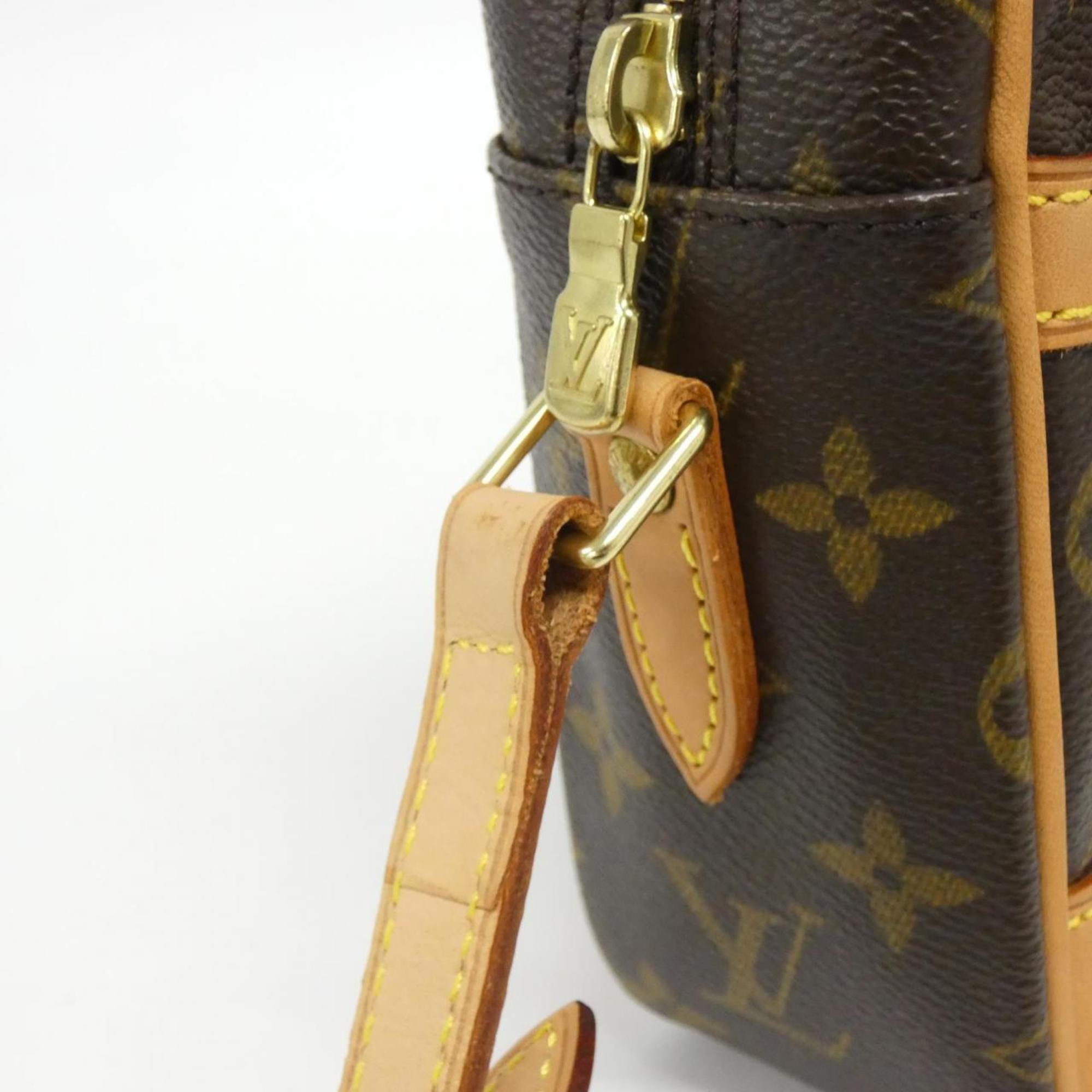 Louis Vuitton Marron Coated Canvas Shoulder Bag