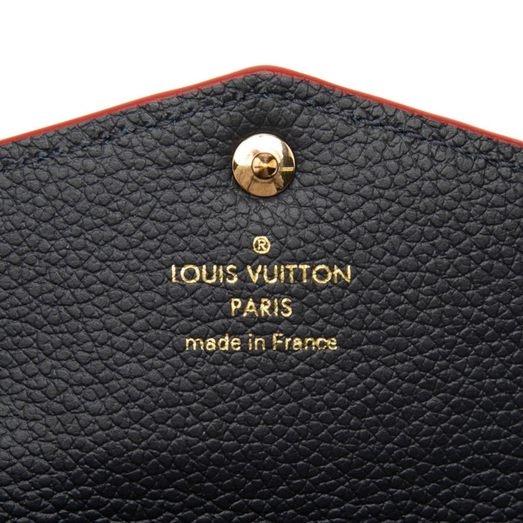 Louis Vuitton Marine Rouge Monogram Navy Red Color Leather Pouch