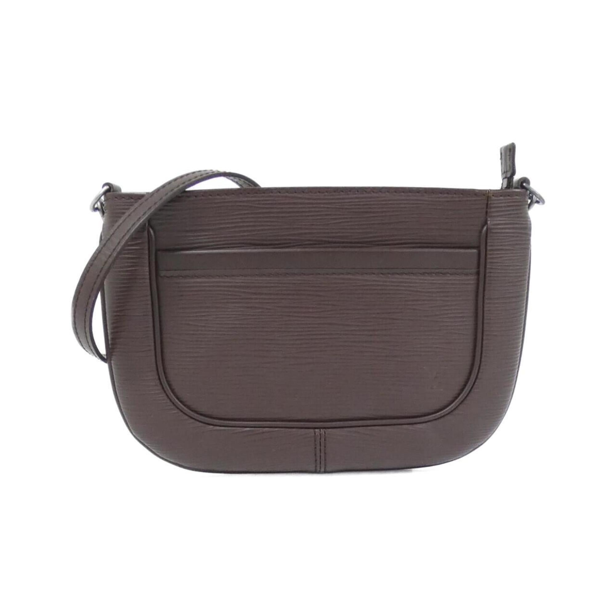 Louis Vuitton Mocha Leather Shoulder Bag