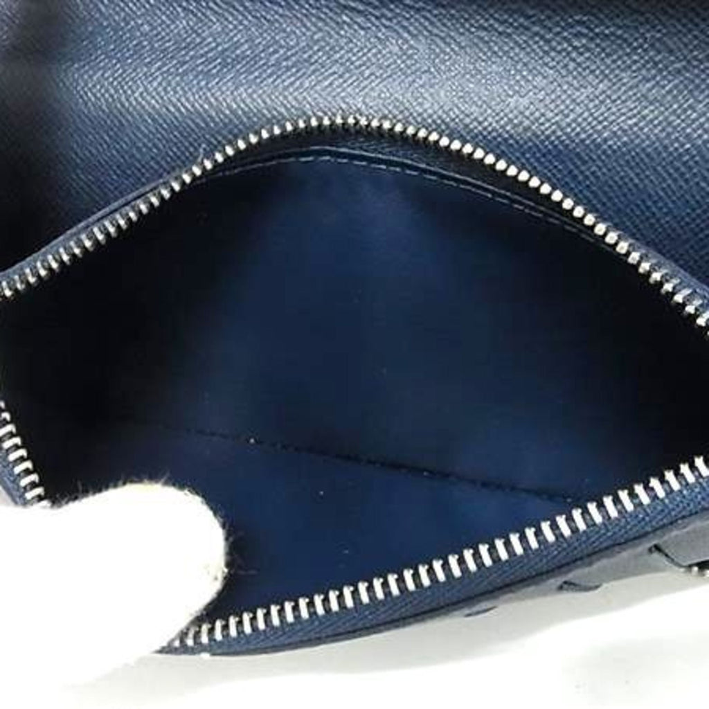 Louis Vuitton Taiga Blue Taiga Leather Long Wallet
