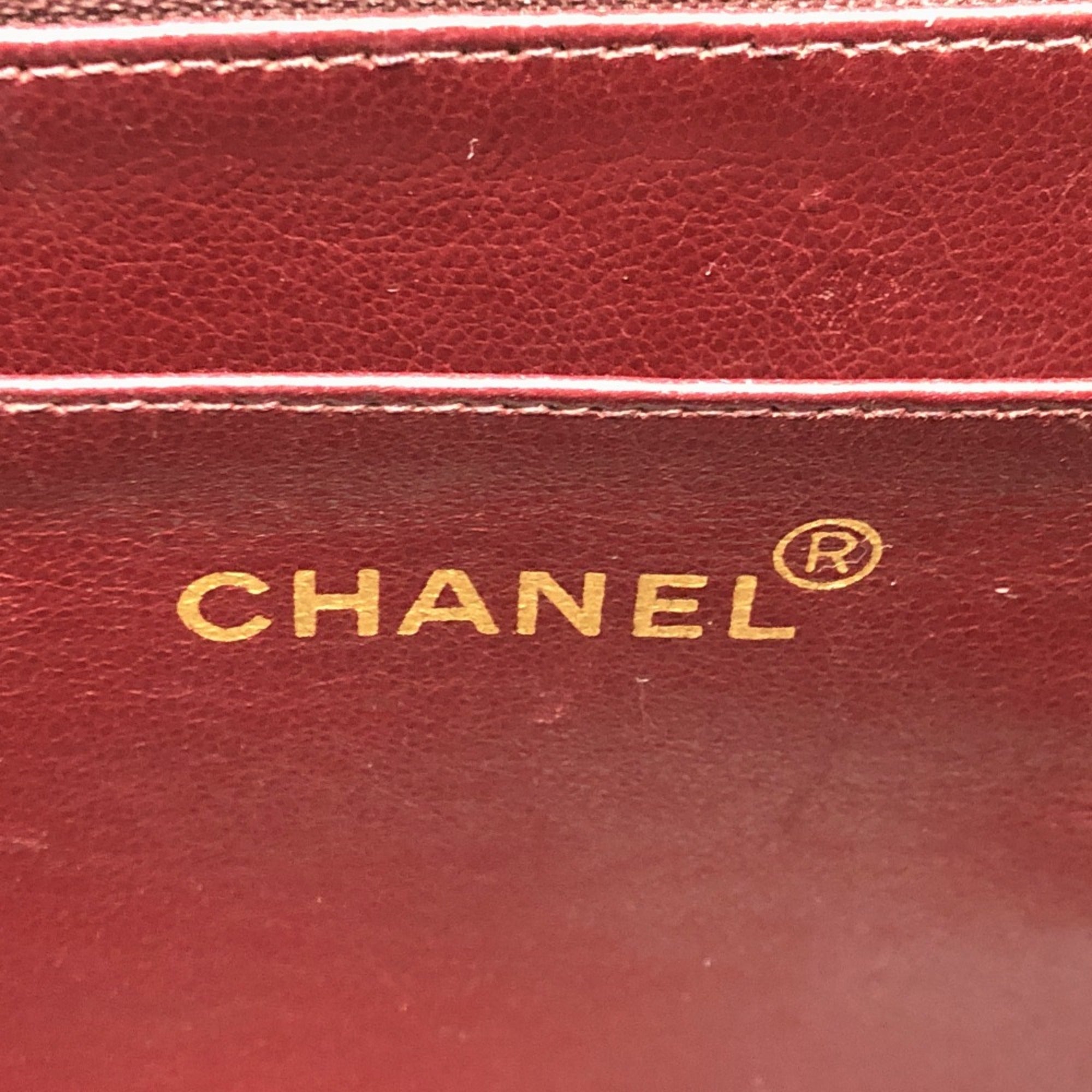 Chanel Black Leather Shoulder Bag