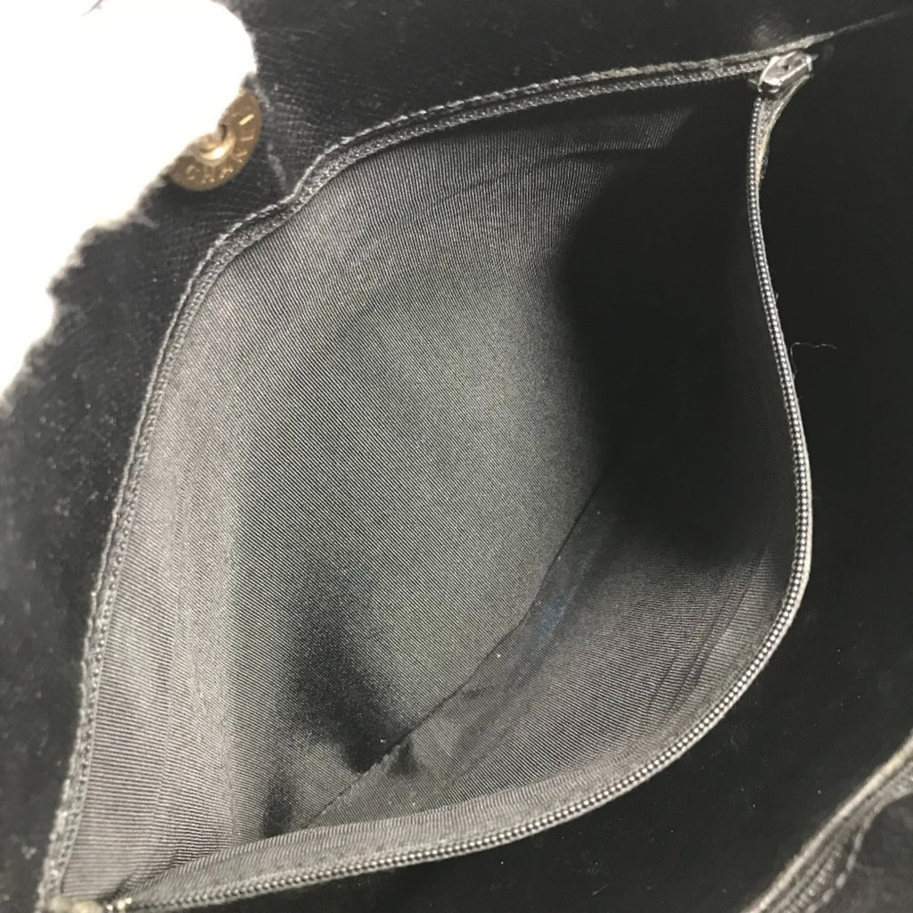 Chanel Black Grained Calfskin Shoulder Bag Tote Bag