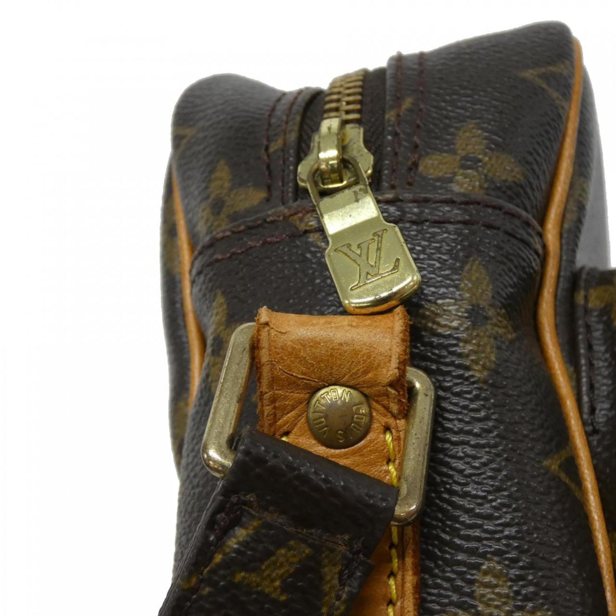 Louis Vuitton Marron Coated Canvas Shoulder Bag