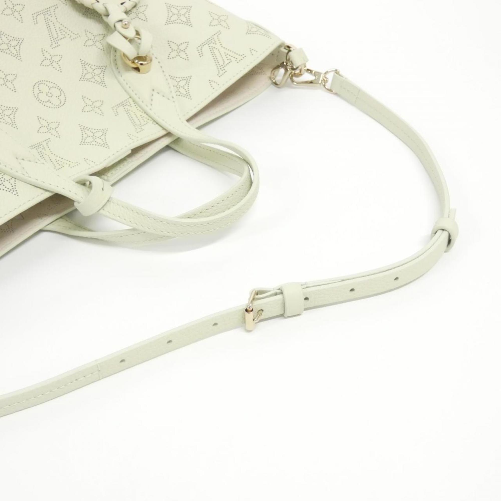 Louis Vuitton Green Leather Handbag Pouch
