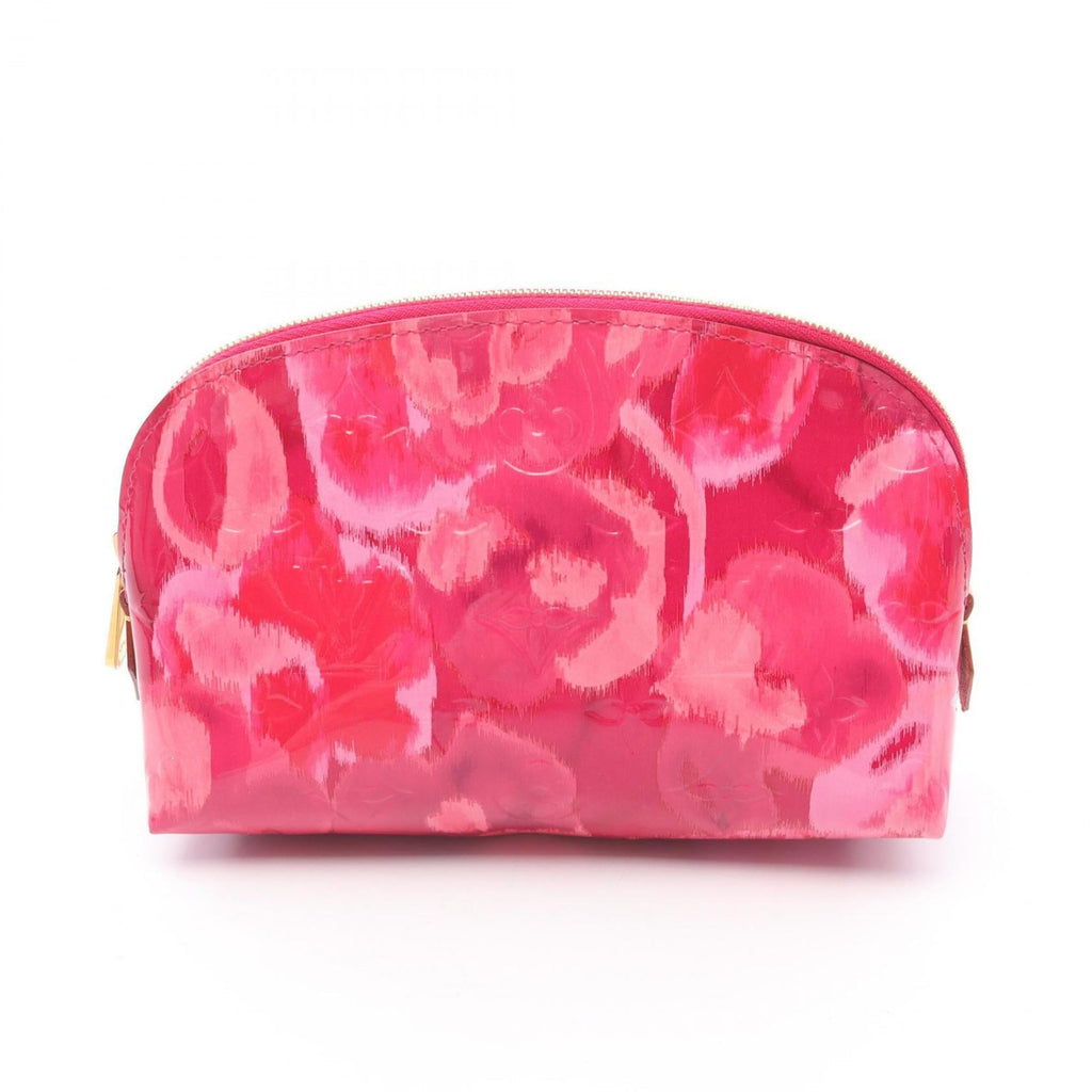 Louis Vuitton Pink Leather Pvc Pouch