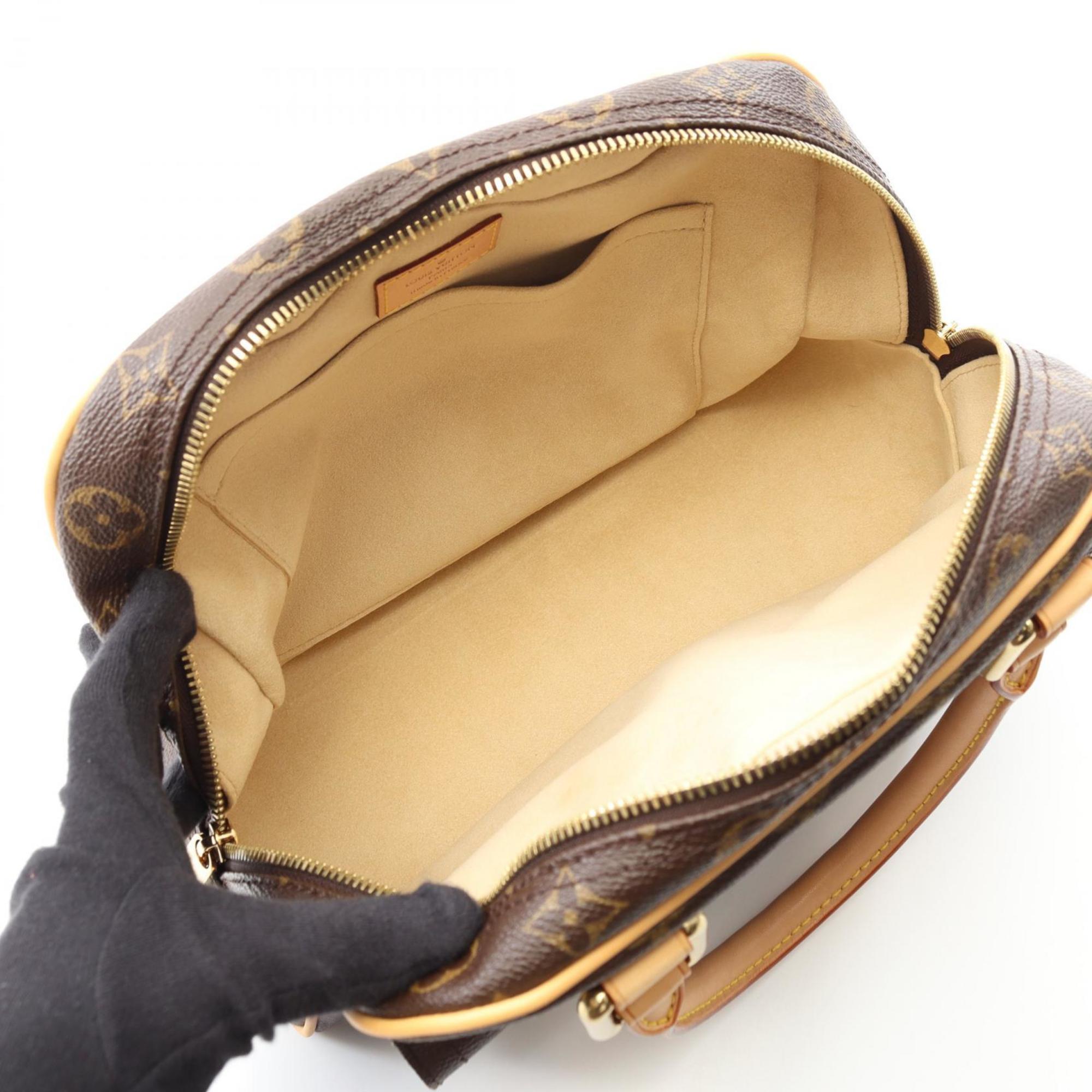 Louis Vuitton Brown Monogram Coated Canvas Handbag