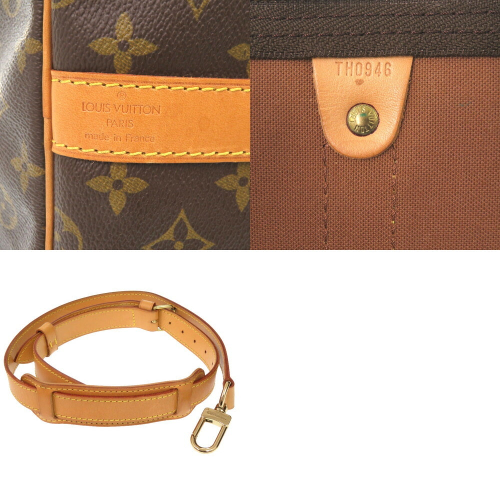 Louis Vuitton Brown Monogram Monogram Boston Bag