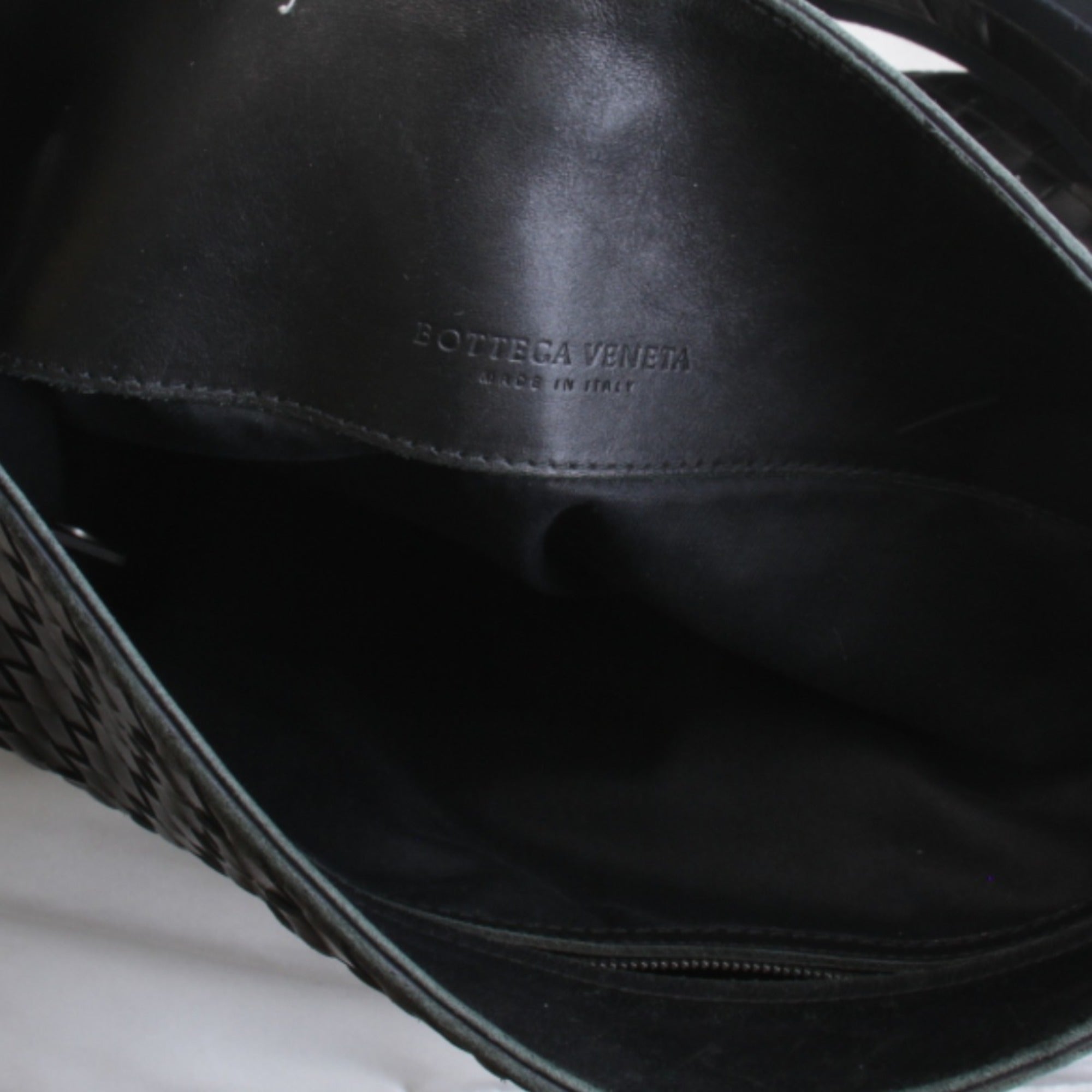Bottega Veneta Black Leather Shoulder Bag
