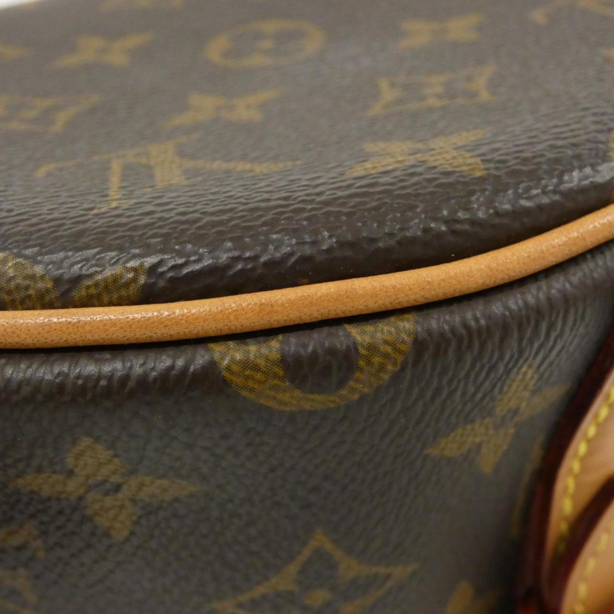 Louis Vuitton Brown Coated Canvas Shoulder Bag